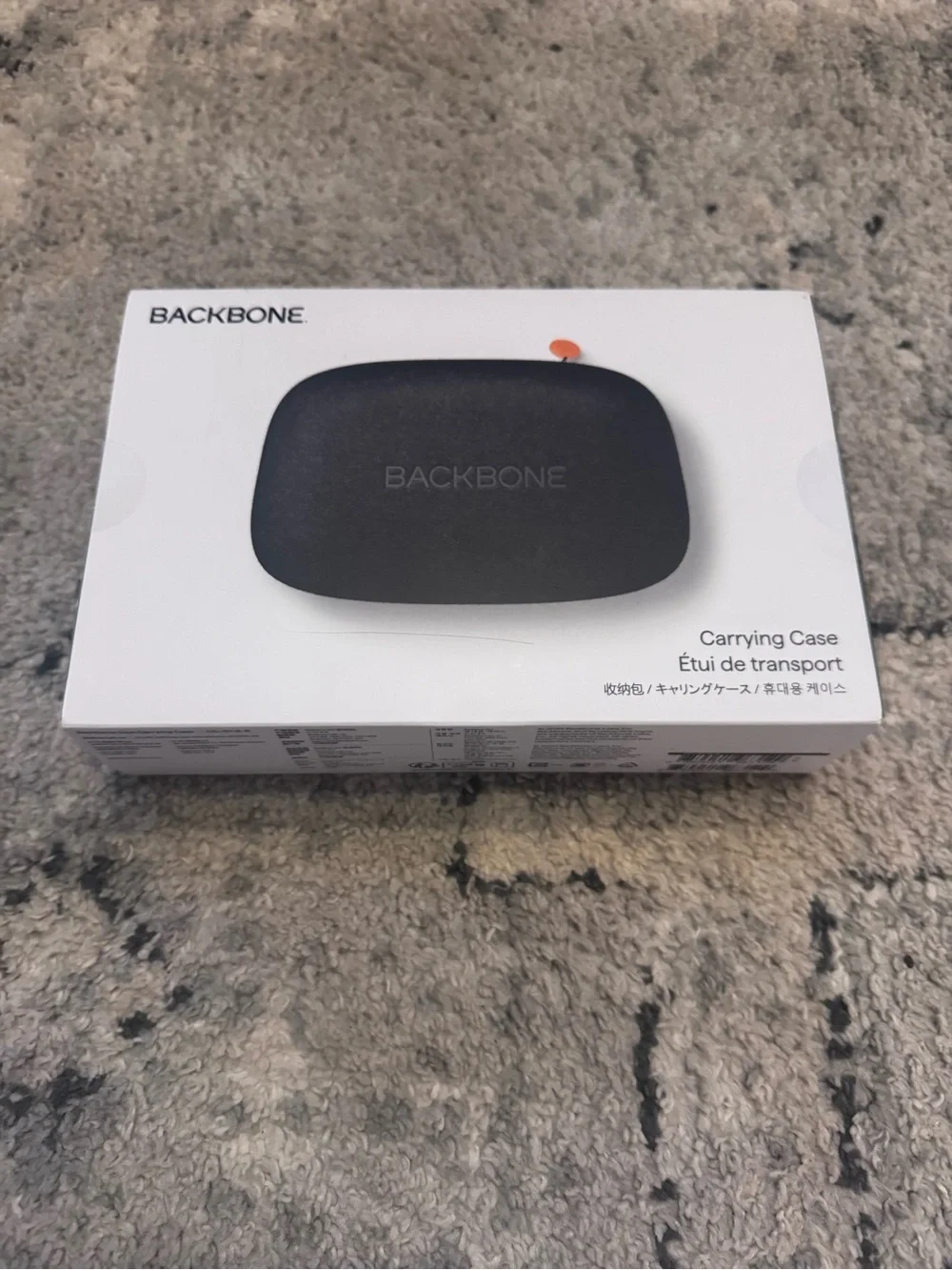 Backbone Carrying Case - Black brand new NIB NWT